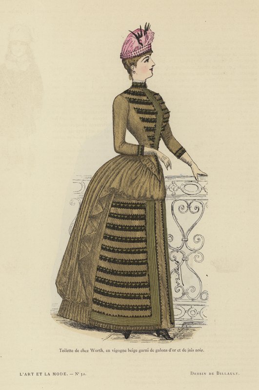 Fransk modetavla, 1885-86 av French School