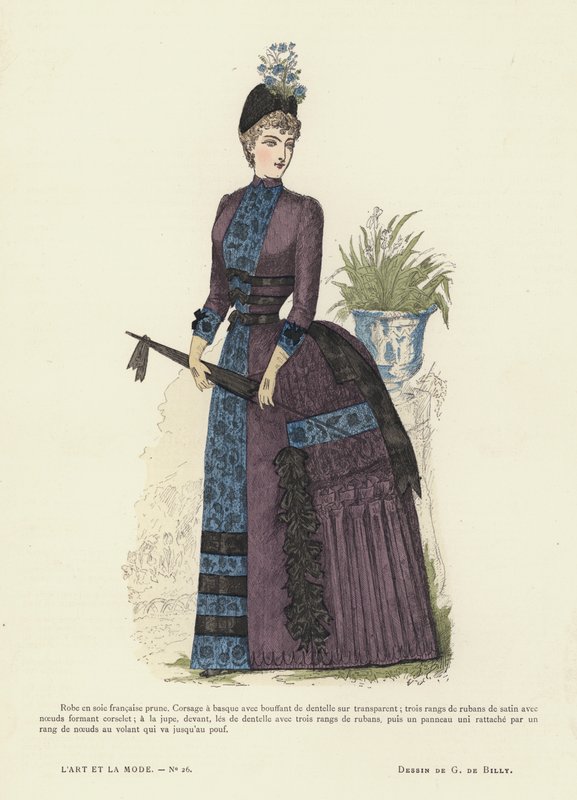 Fransk modetavla, 1885-86 av French School