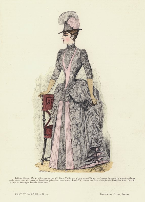 Fransk modetavla, 1885-86 av French School