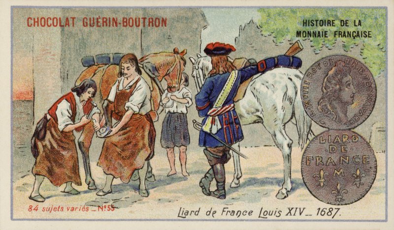 Fransk liard under Ludvig XIV:s regeringstid av French School