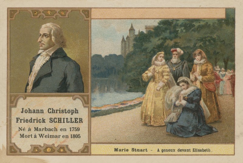 Friedrich Schiller, tysk poet; dramatiker och historiker av French School