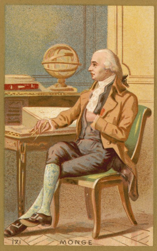 Gaspard Monge, fransk matematiker av French School