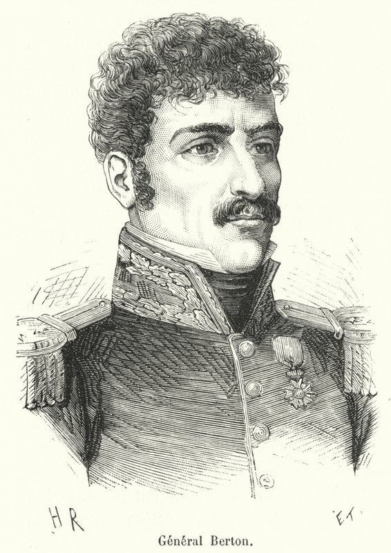 General Berton (gravyr) av French School