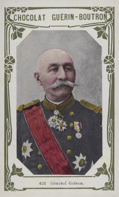 General Goiran (färgad bild) av French School