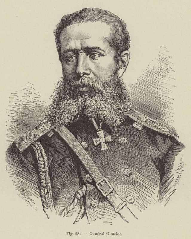 General Gourko (gravyr) av French School
