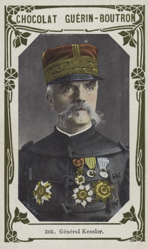 General Kessler (färgad bild) av French School
