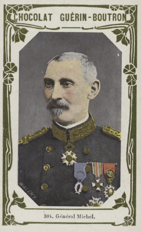 General Michel (färgat foto) av French School