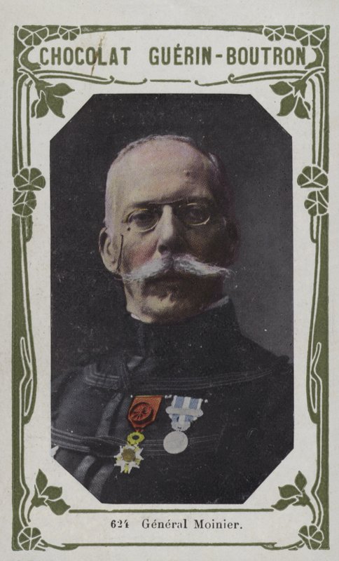 General Moinier (färgad bild) av French School