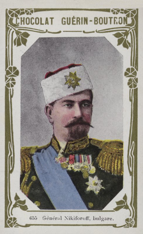 General Nikiforoff, bulgare (färgat foto) av French School