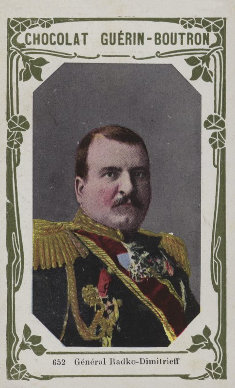 General Radko-Dimitrieff (färgad bild) av French School