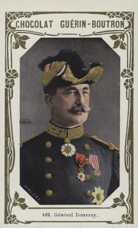 General Rouvray (färgad bild) av French School