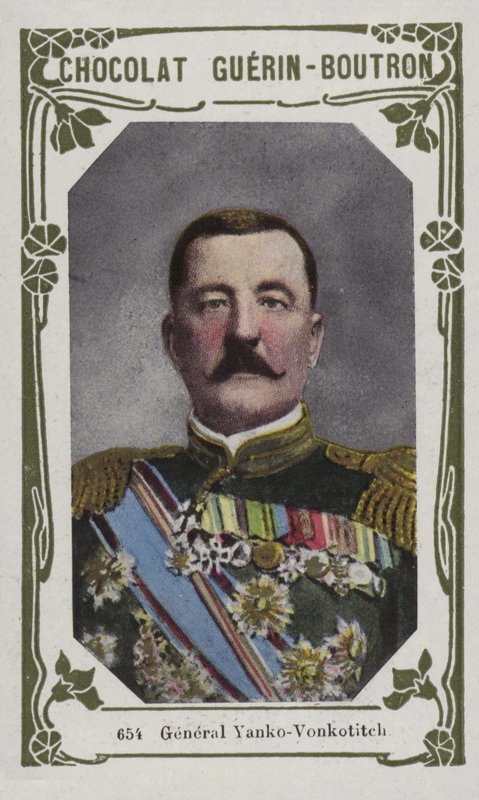 General Yanko-Vonkotitch (färgat foto) av French School