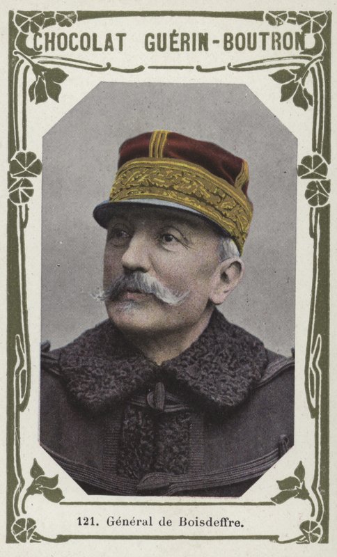 General de Boisdeffre (färgad bild) av French School