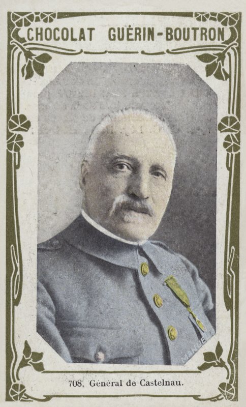 General de Castelnau (färgat foto) av French School