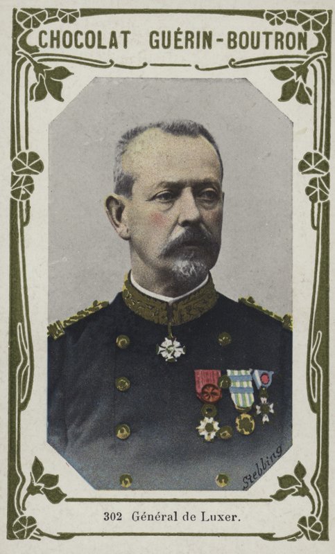 General de Luxer (färgad bild) av French School
