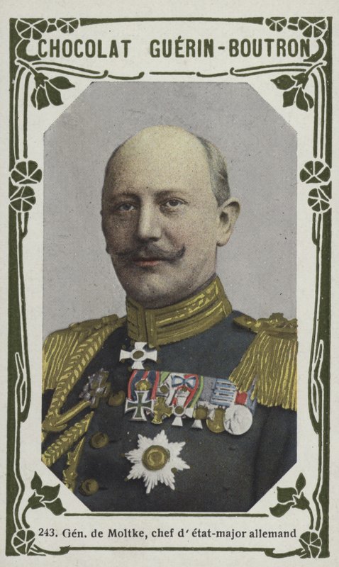 General de Moltke, tysk stabschef (färgad bild) av French School