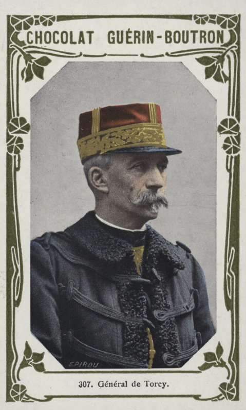 General de Torcy (färgad bild) av French School