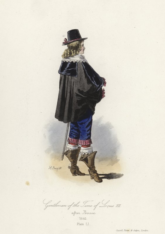 Gentleman från Ludvig XIII av Frankrikes tid av French School