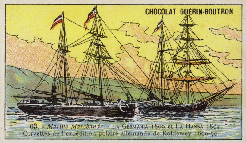 Germania och Hansa, fartyg från Carl Koldeweys tyska nordpolarexpedition av French School