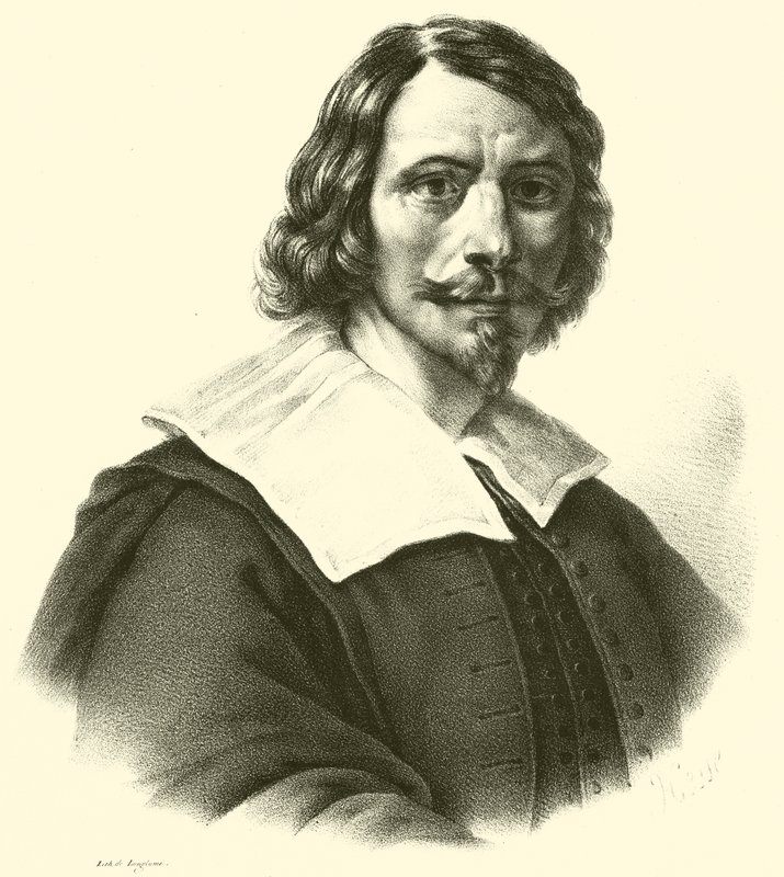 Giovanni Francesco Barbieri, känd som Guercino, eller il Guercino, porträtt av French School