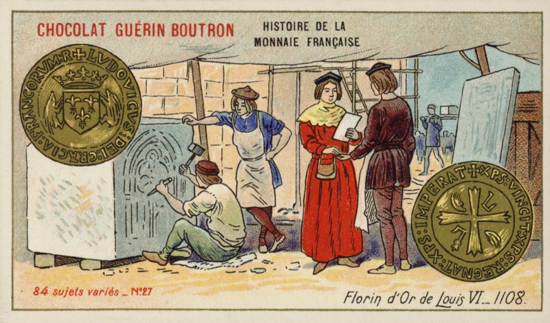 Guldflorin av Ludvig VI av French School