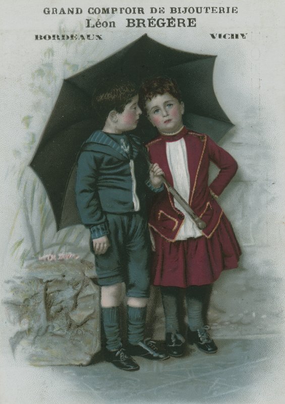 Stor smyckesdisk, Leon Bregere, Bordeaux, Vichy av French School