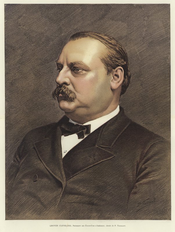 Grover Cleveland, USA:s 22:a och 24:e president av French School