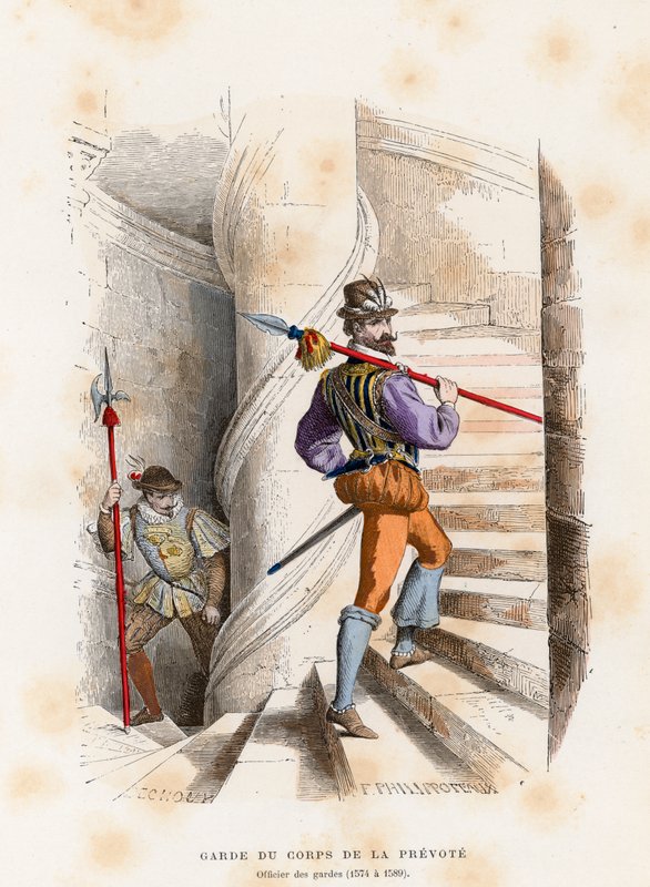 Gardet, 1574-1589 av French School