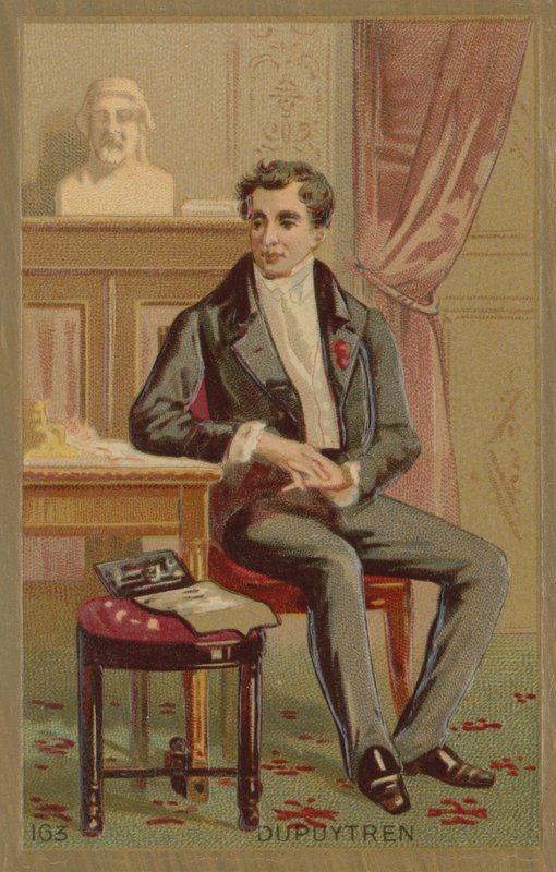 Guillaume Dupuytren, fransk anatom och militärkirurg av French School