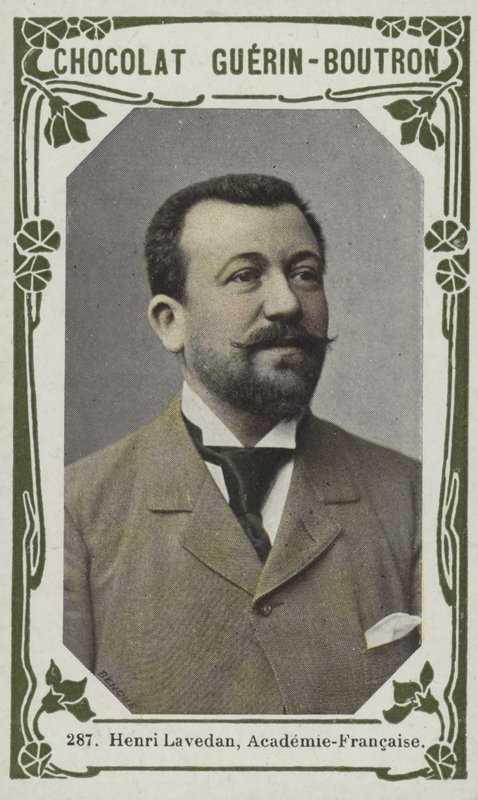Henri Lavedan, Academie-Francaise (färgad bild) av French School