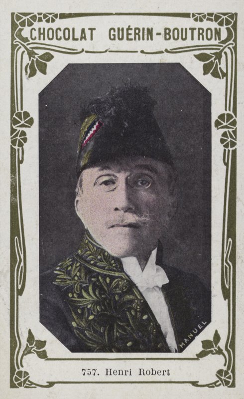 Henri Robert (färgad bild) av French School
