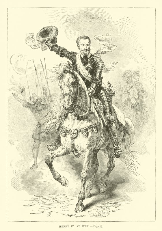 Henrik IV i Ivry av French School