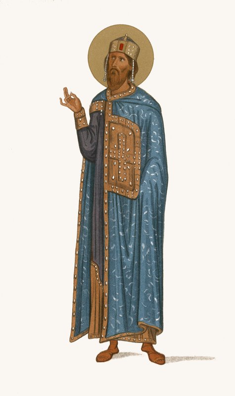Herodes den store (chromolitho) av French School