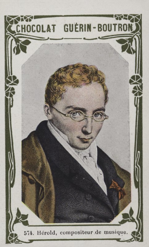 Herold, musikkompositör (färgad bild) av French School