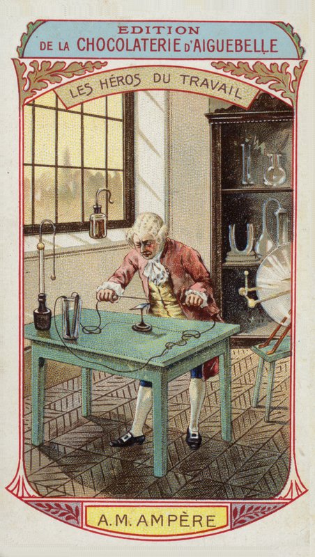 Arbetets hjältar - Andre-Marie Ampere, fransk fysiker och matematiker (1775 -1836) av French School