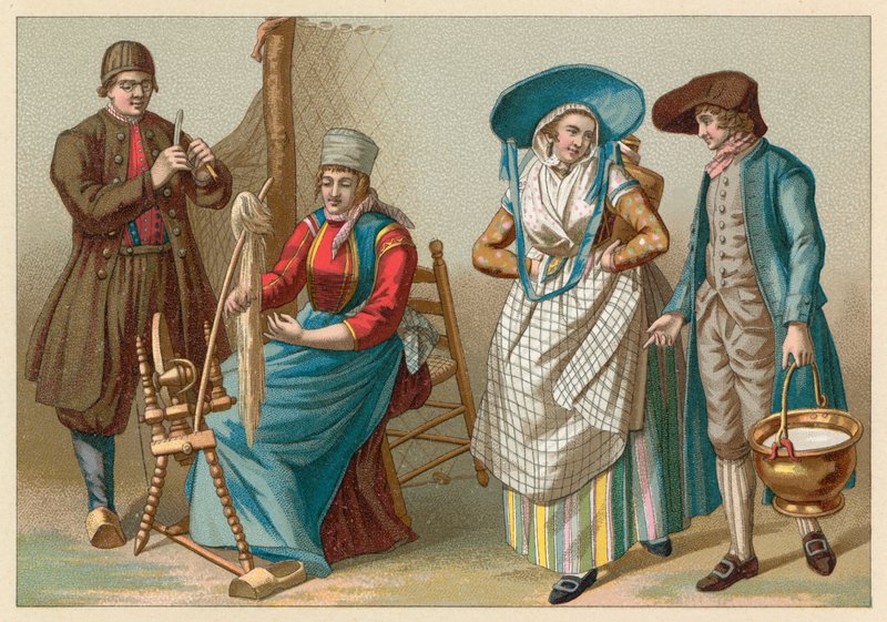 Holland Costumeswed av French School