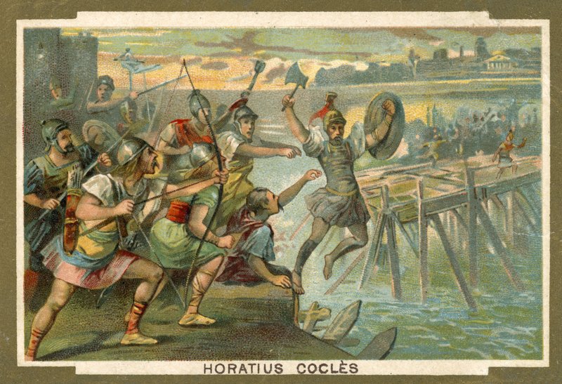 Horatius Cocles på bron av French School