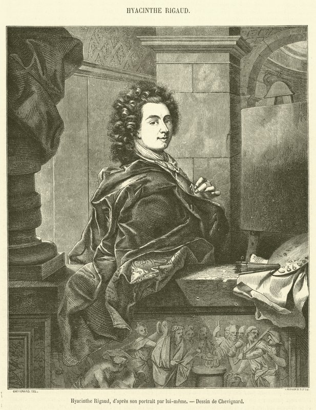 Hyacinthe Rigaud (gravyr) av French School