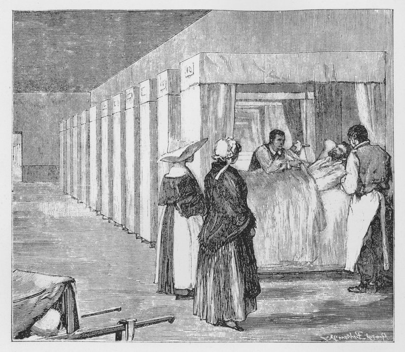Illustration till The Assommoir, A Realistic Novel, av Emile Zola (gravyr) av French School
