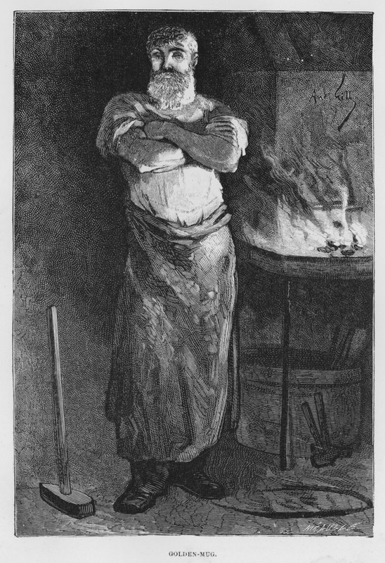 Illustration till The Assommoir, A Realistic Novel, av Emile Zola (gravyr) av French School