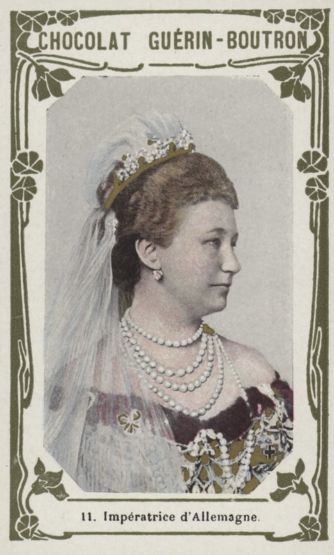 Imperatrice dAllemagne (färgad bild) av French School