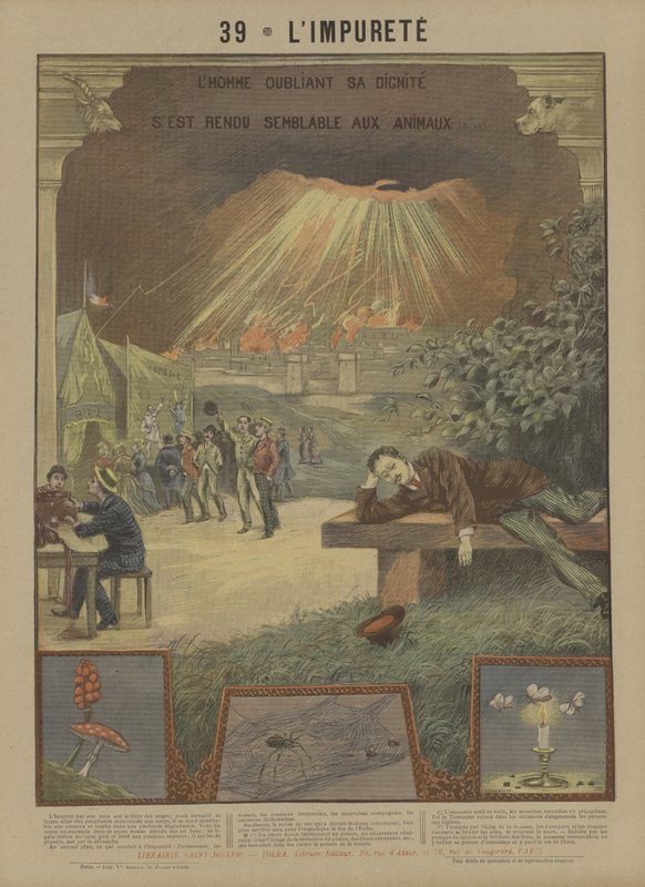 Orenhet (färg litho) av French School