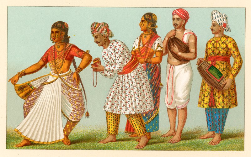 Kostym från Indien av French School