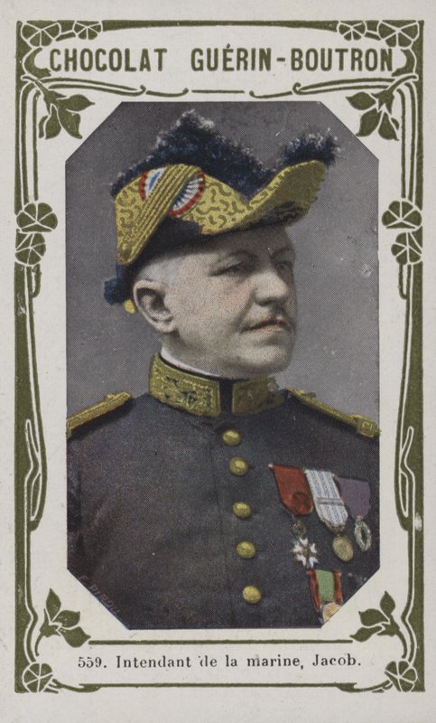Marinens kvartermästare, Jacob (färgad bild) av French School
