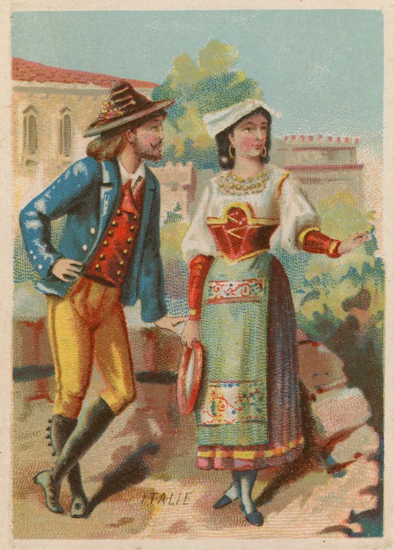 Italiensk kostym av French School