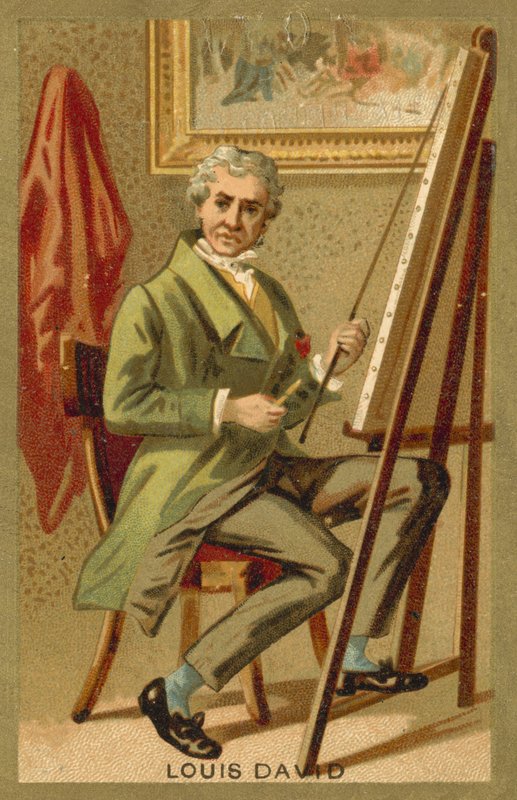Jacques-Louis David, fransk konstnär av French School