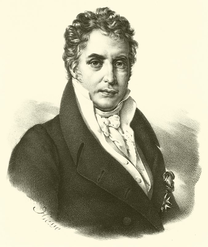 Jacques-Louis David, porträtt (gravyr) av French School
