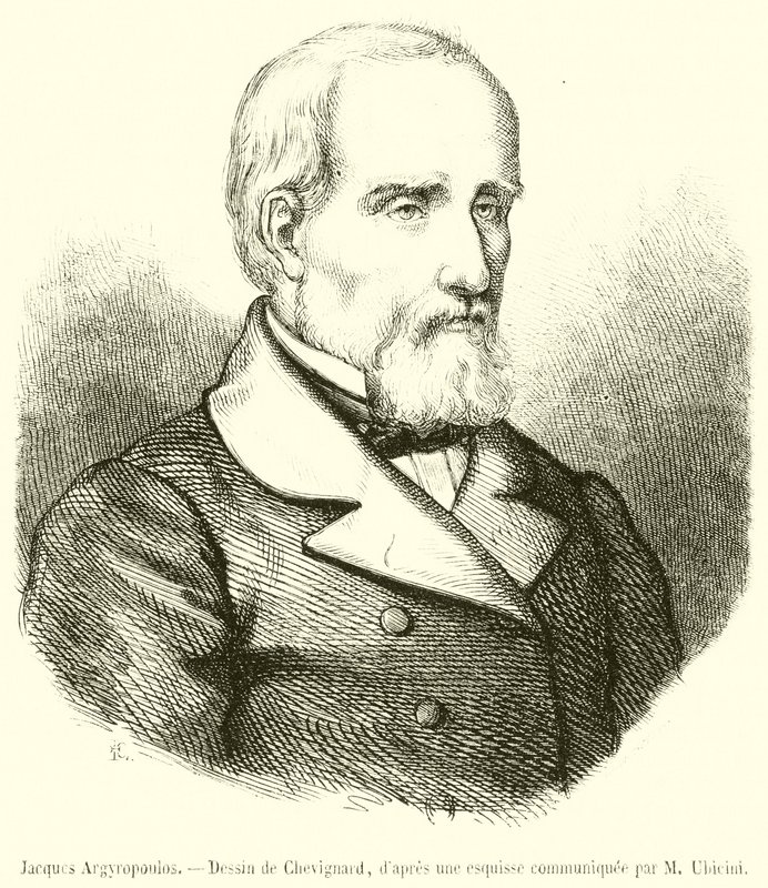 Jacques Argyropoulos (gravyr) av French School