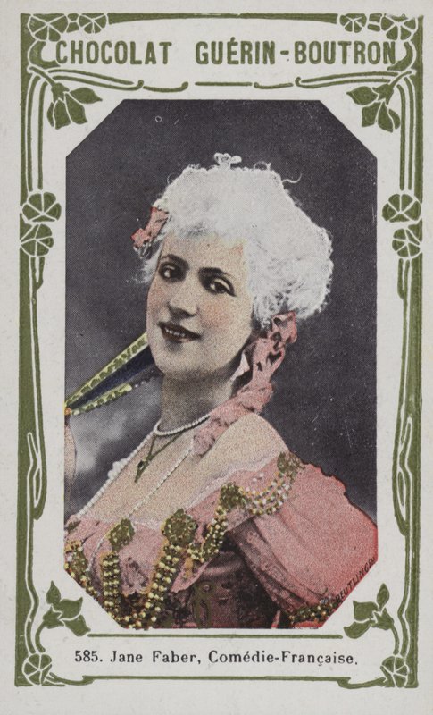 Jane Faber, Comedie-Francaise (färgad bild) av French School