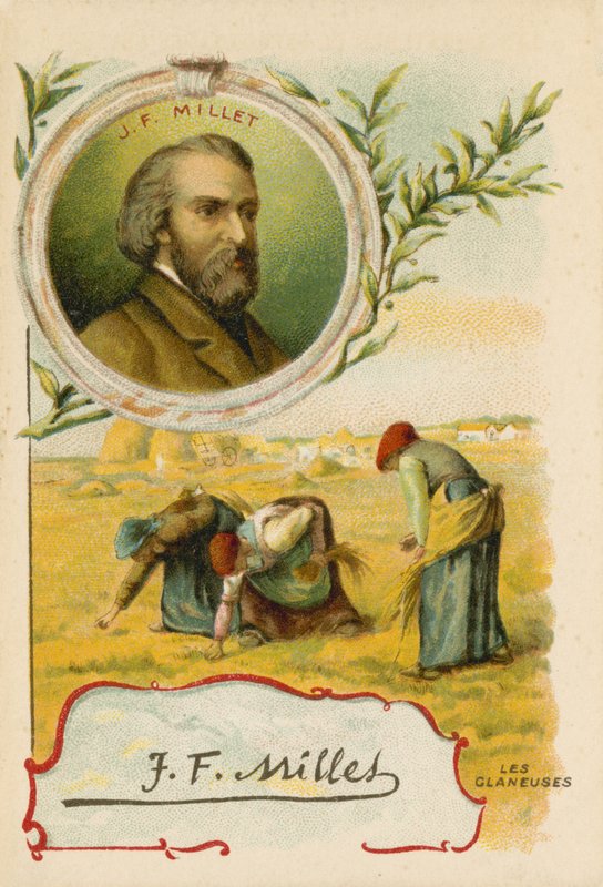 Jean-Francois Millet, fransk konstnär av French School